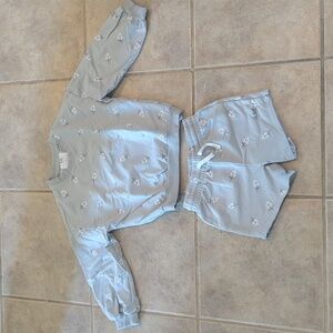 Girls AM sweatsuit set, size 6